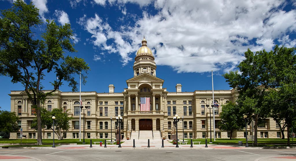 Wyoming State Capitol in Cheyenne